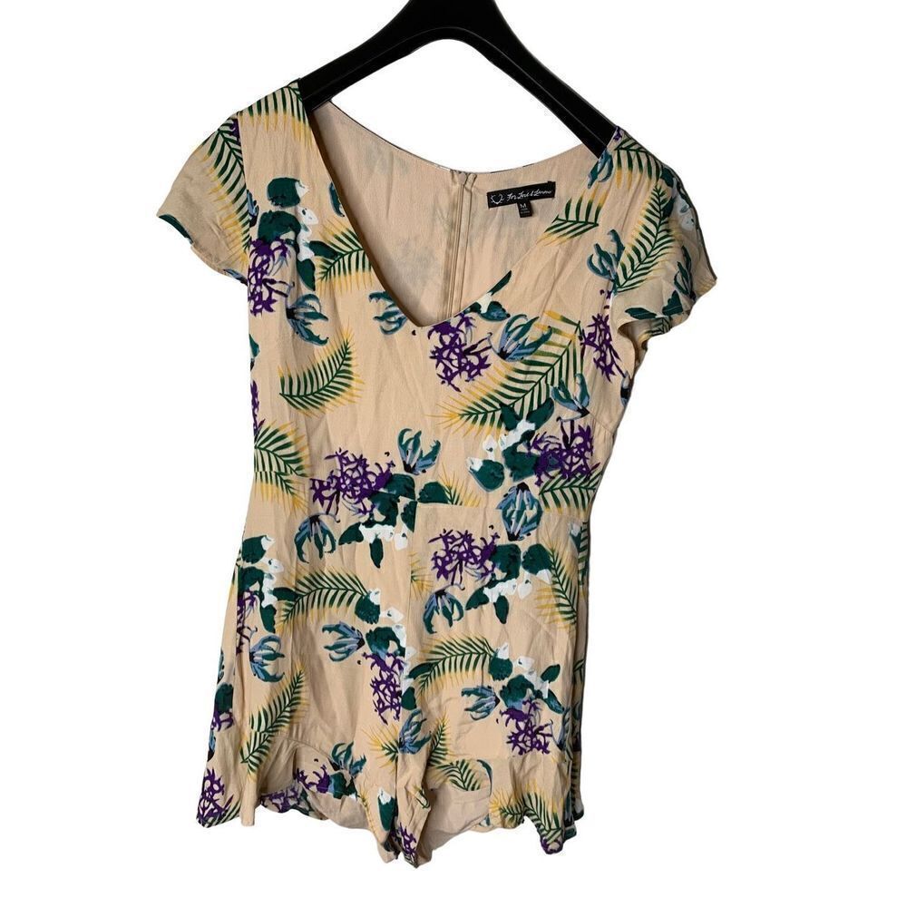 For Love and Lemons Printed v neck jumper women’s size medium - Picture 2 of 5